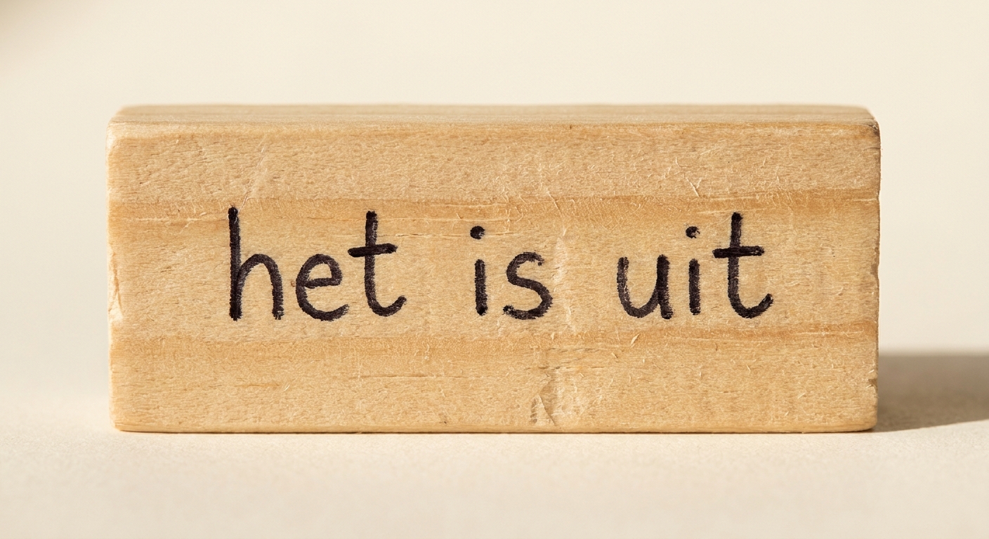 Macro van het handgeschreven blokje